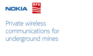 Private wireless communications for underground mines